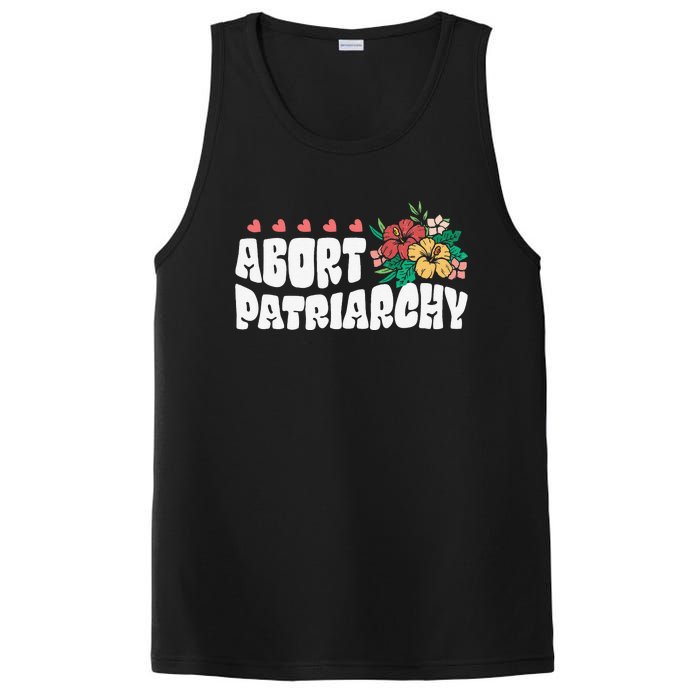 Abort Patriarchy 's Rights Pro Choice Feminist Flower PosiCharge Competitor Tank