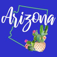 Arizona Pride State Map Cactus Vintage Arizona Cool Gift Visor