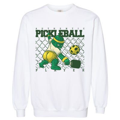 Authentic Pickleball Sport Player Garment-Dyed Sweatshirt