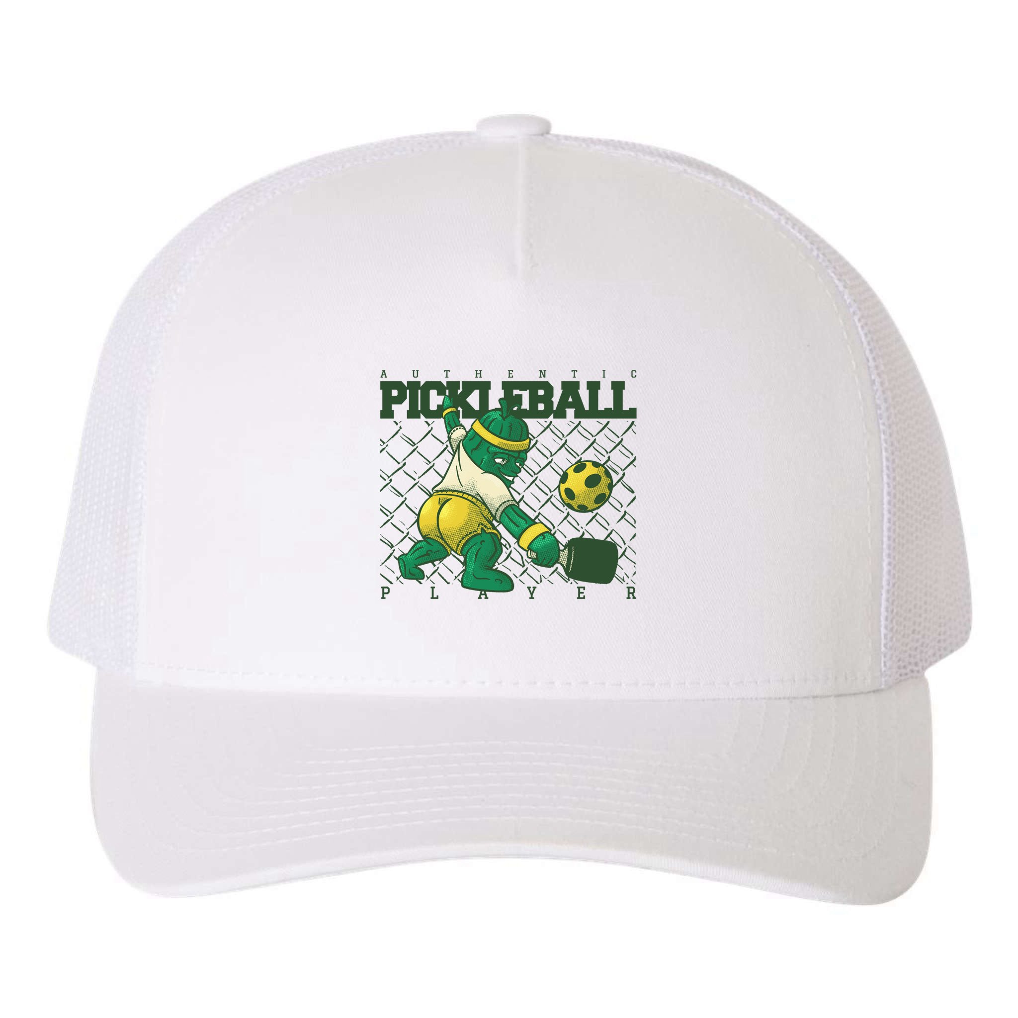 Authentic Pickleball Sport Player Yupoong Adult 5-Panel Trucker Hat