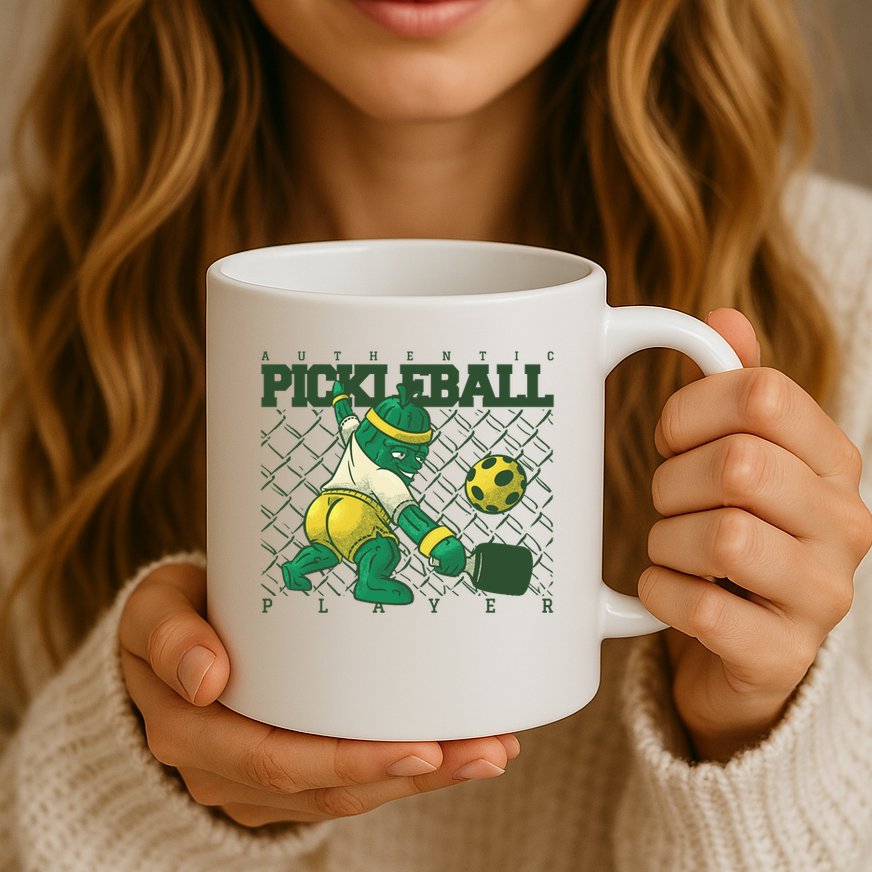 Authentic Pickleball Sport Player Mug