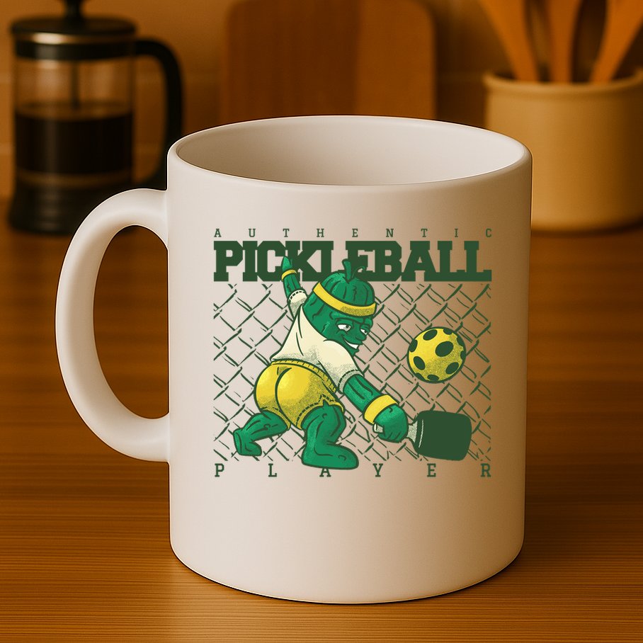 Authentic Pickleball Sport Player Mug