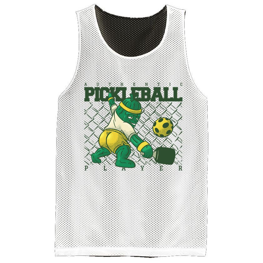 Authentic Pickleball Sport Player Mesh Reversible Basketball Jersey Tank