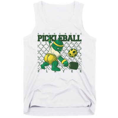 Authentic Pickleball Sport Player Tank Top