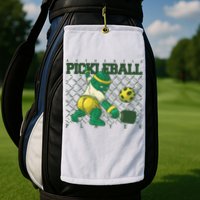 Authentic Pickleball Sport Player Golf Towel