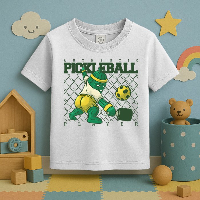 Authentic Pickleball Sport Player Toddler T-Shirt