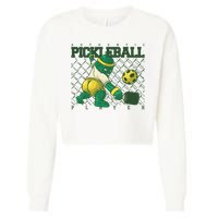 Authentic Pickleball Sport Player Cropped Pullover Crew