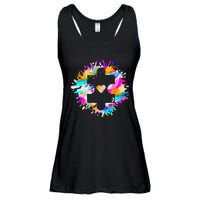 Autism Puzzle Support Autism Awareness Day Autistic ASD Ladies Essential Flowy Tank