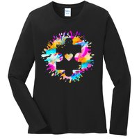 Autism Puzzle Support Autism Awareness Day Autistic ASD Ladies Long Sleeve Shirt