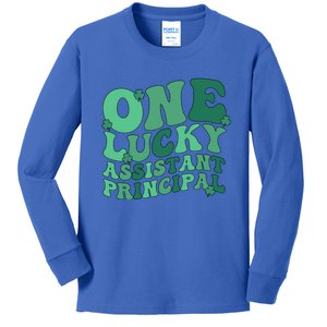 Assistant Principal St Patrick's Day Assistant Principals Funny Gift Kids Long Sleeve Shirt