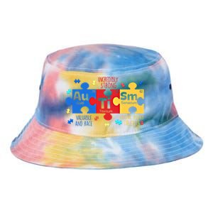 Autism Periodic Table Elets Autism Awareness Meaningful Gift Tie Dye Newport Bucket Hat