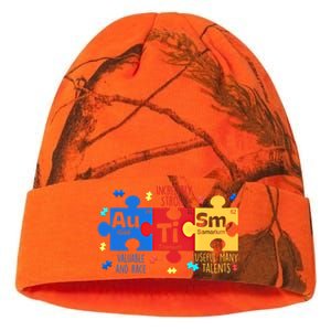 Autism Periodic Table Elets Autism Awareness Meaningful Gift Kati Licensed 12" Camo Beanie