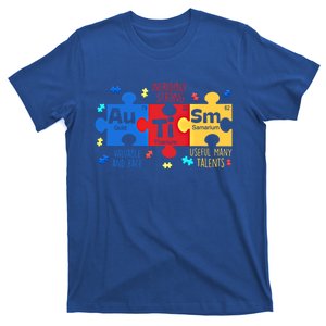 Autism Periodic Table Elets Autism Awareness Meaningful Gift T-Shirt