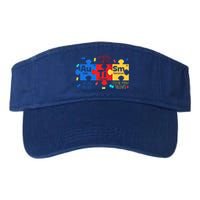 Autism Periodic Table Elets Autism Awareness Meaningful Gift Valucap Bio-Washed Visor