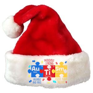 Autism Periodic Table Elets Autism Awareness Meaningful Gift Premium Christmas Santa Hat