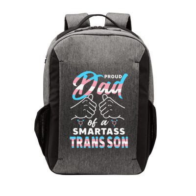 Awesome Proud Transg Dad Pride Lgbt Awareness Fathers Day Vector Backpack