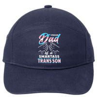 Awesome Proud Transg Dad Pride Lgbt Awareness Fathers Day 7-Panel Snapback Hat