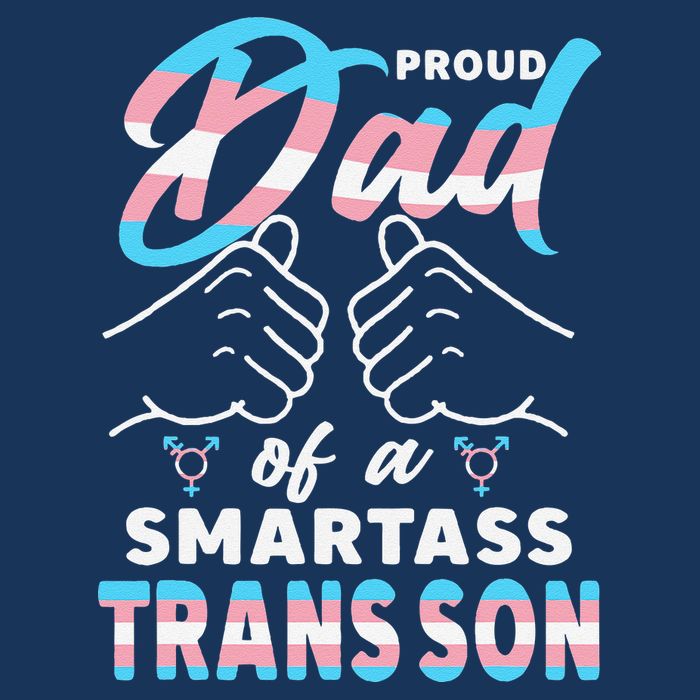 Awesome Proud Transg Dad Pride Lgbt Awareness Fathers Day 7-Panel Snapback Hat
