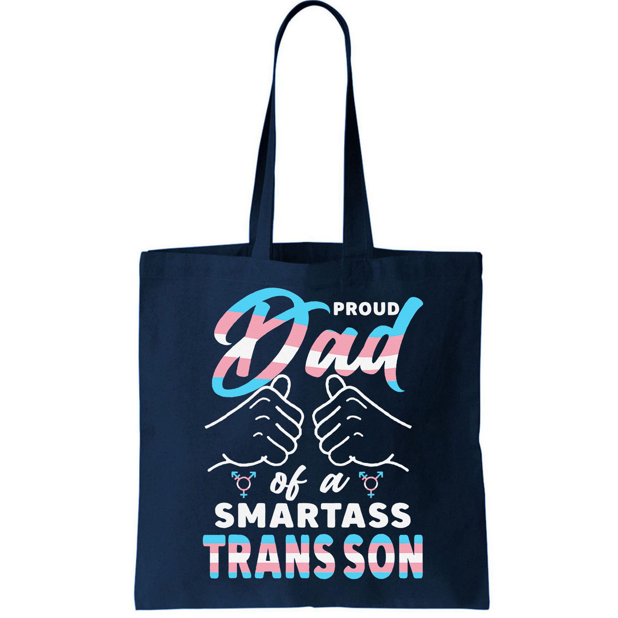 Awesome Proud Transg Dad Pride Lgbt Awareness Fathers Day Bag