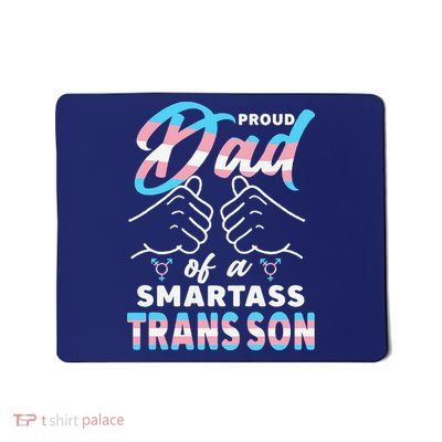 Awesome Proud Transg Dad Pride Lgbt Awareness Fathers Day Mousepad