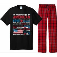 American Proud to be Patriotic featuring USA Flag Merican Pajama Set