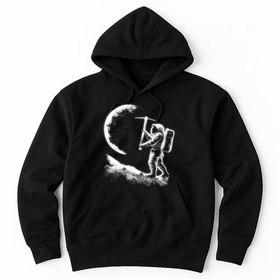 Astronaut Picking The Moon Hoodie