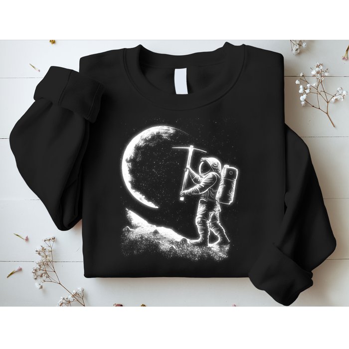 Astronaut Picking The Moon Sweatshirt