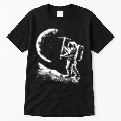 Astronaut Picking The Moon Tall T-Shirt