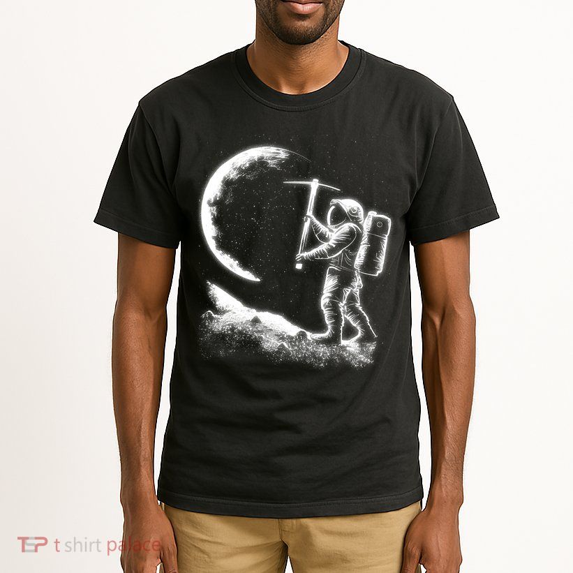 Astronaut Picking The Moon Tall T-Shirt