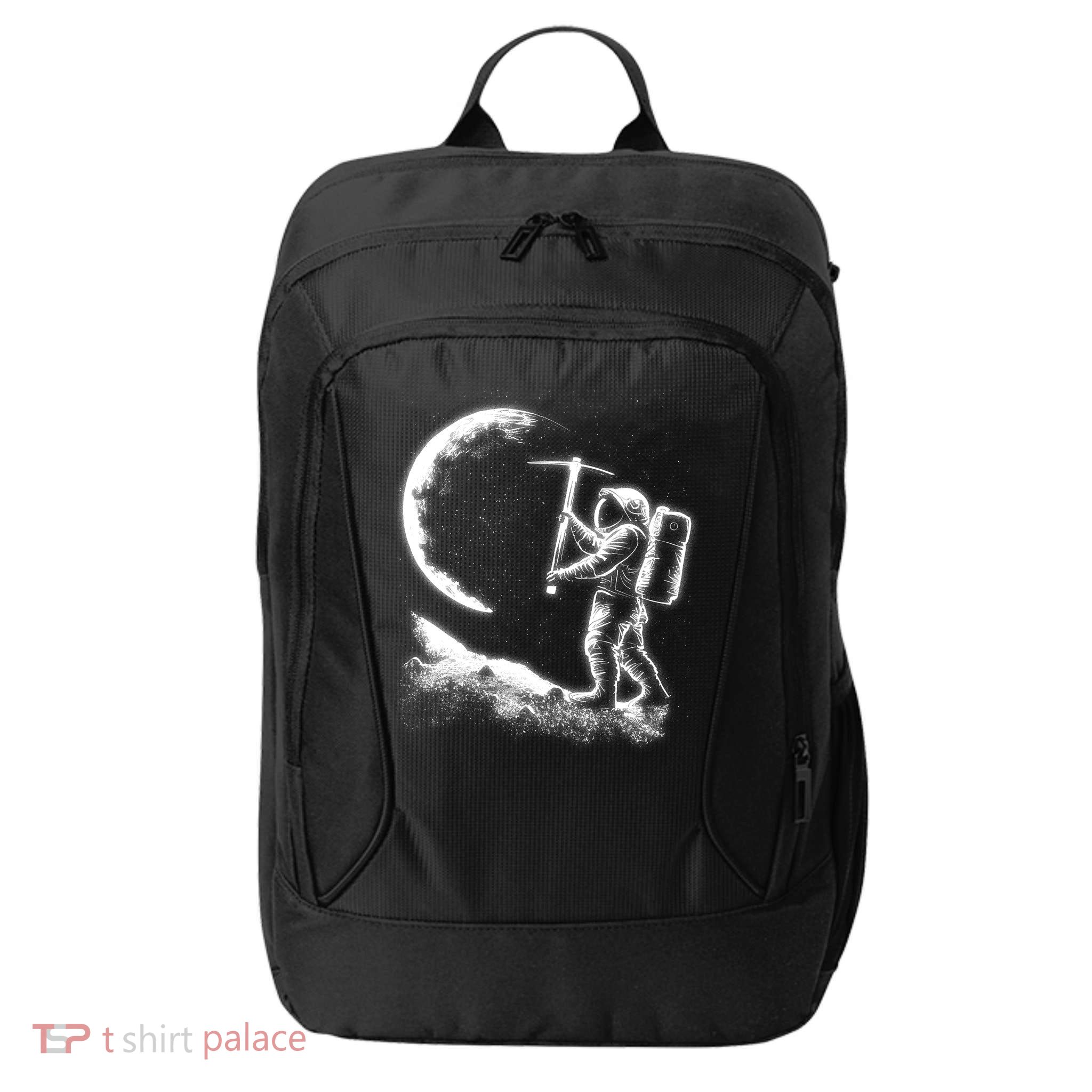 Astronaut Picking The Moon City Backpack