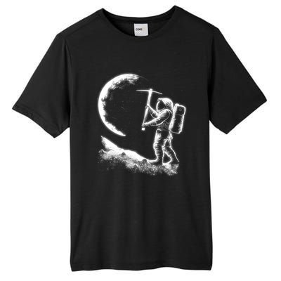 Astronaut Picking The Moon Tall Fusion ChromaSoft Performance T-Shirt