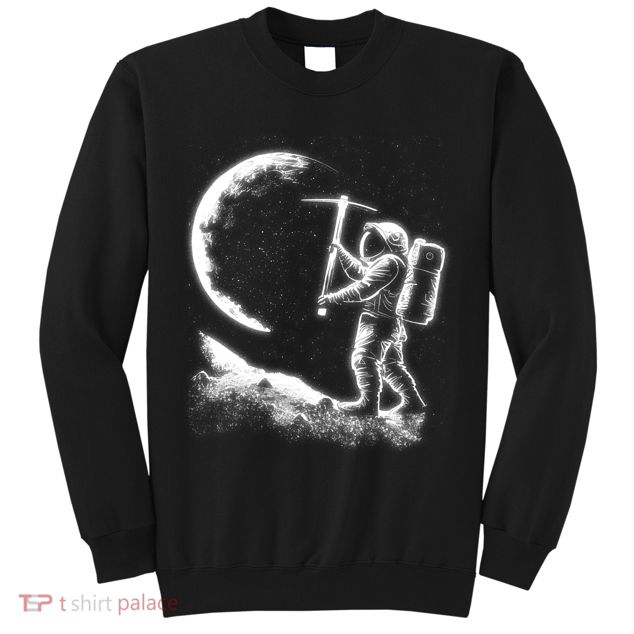 Astronaut Picking The Moon Tall Sweatshirt
