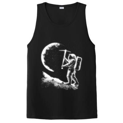 Astronaut Picking The Moon PosiCharge Competitor Tank