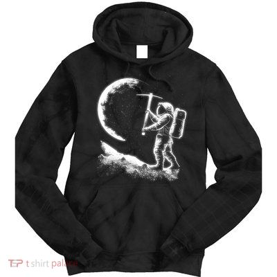 Astronaut Picking The Moon Tie Dye Hoodie