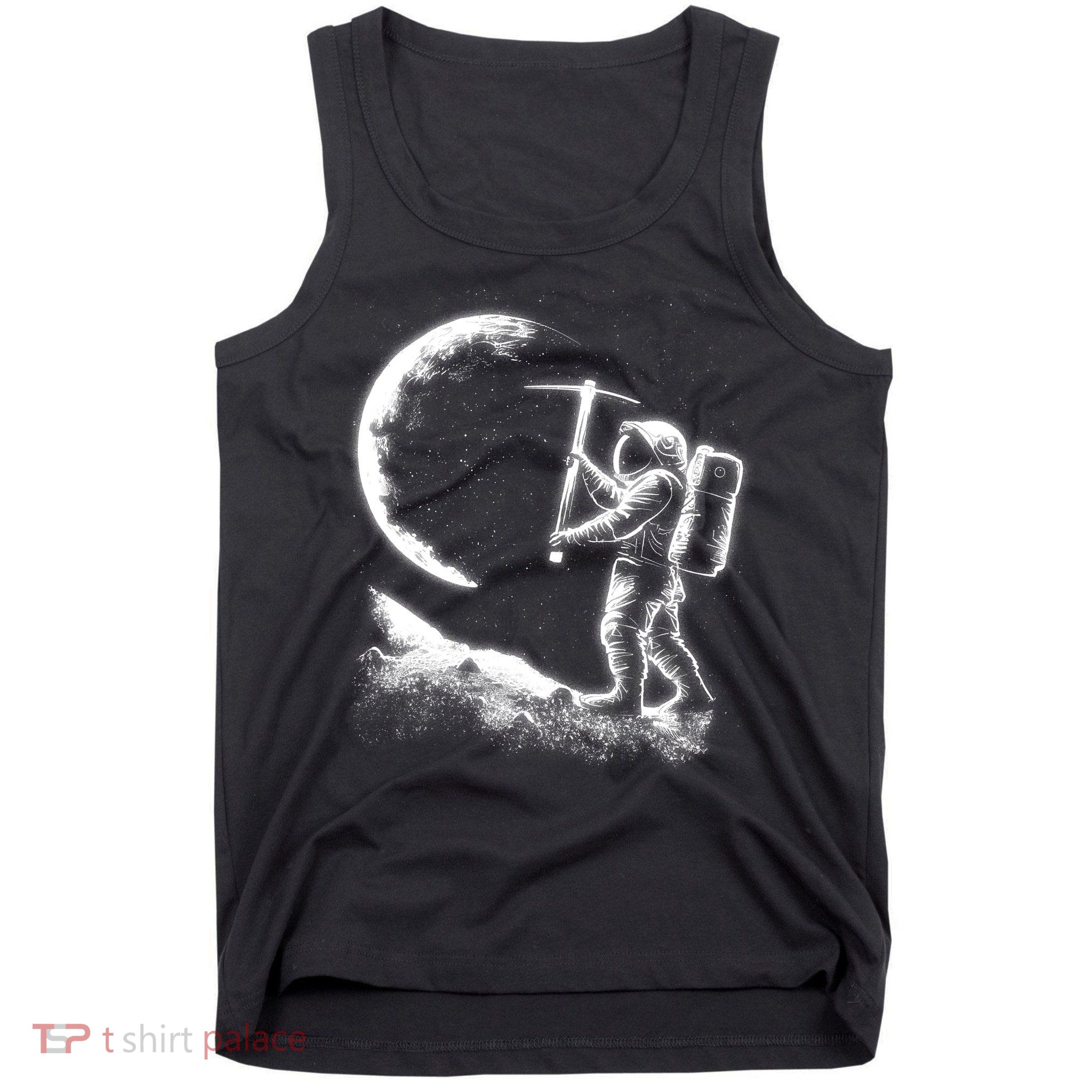 Astronaut Picking The Moon Tank Top