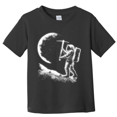 Astronaut Picking The Moon Toddler T-Shirt