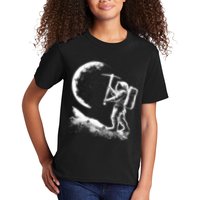 Astronaut Picking The Moon Kids T-Shirt