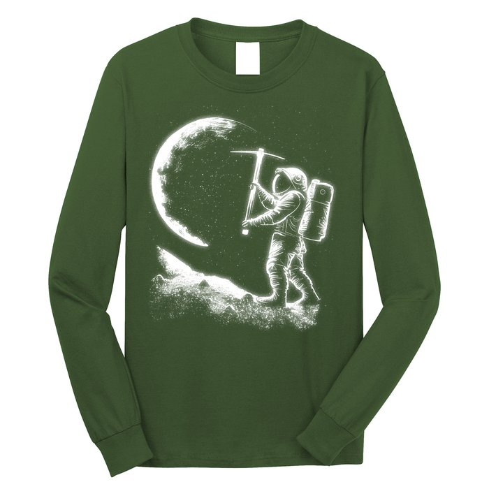 Astronaut Picking The Moon Long Sleeve Shirt