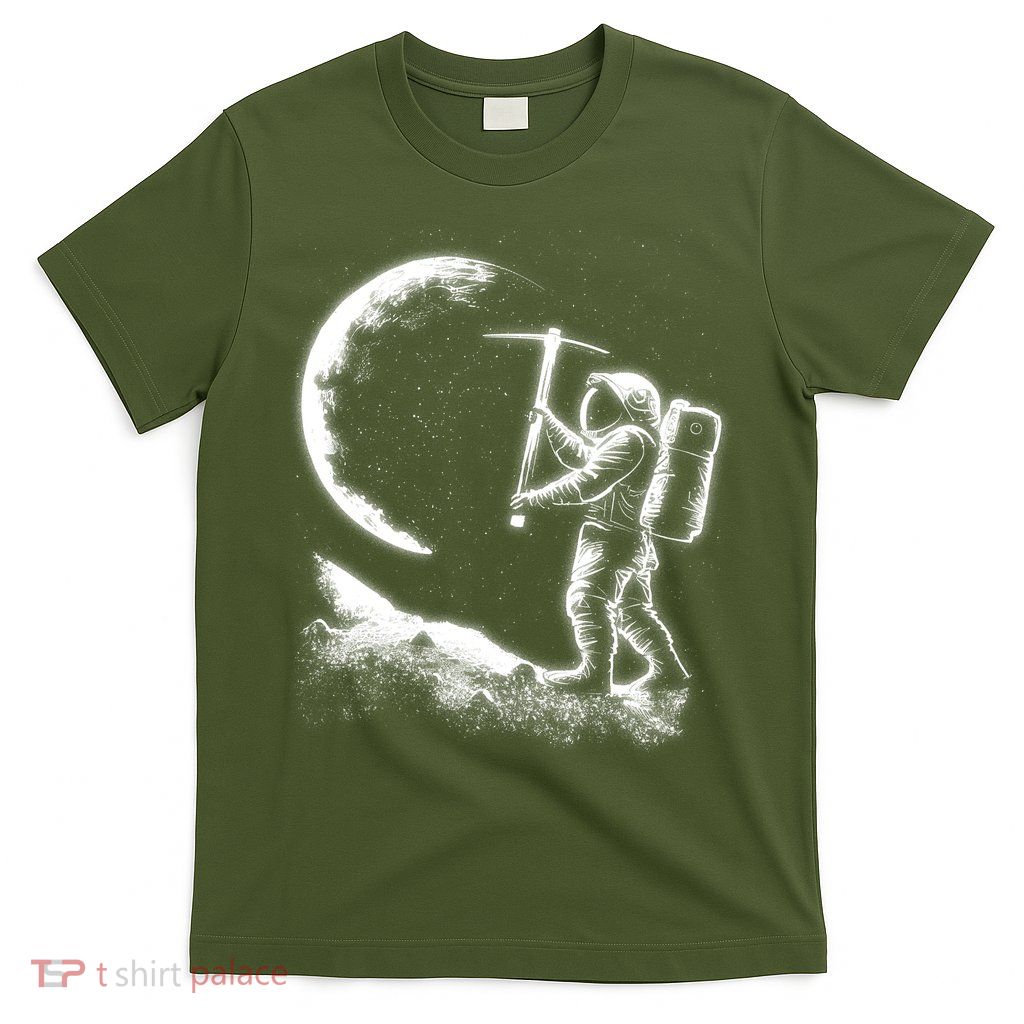 Astronaut Picking The Moon T-Shirt