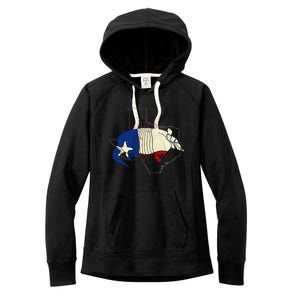 Animal Proud Texan Wildlife Texas United States Armadillo Women's Fleece Hoodie