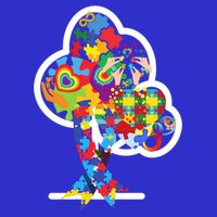 Autism Puzzle Tree Of Life Autism Awareness Month Gift 16 in Basic Backpack