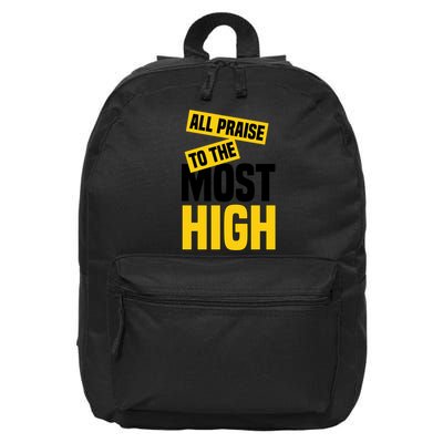 All Praise To The Most High 16 in Basic Backpack