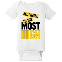 All Praise To The Most High Baby Bodysuit