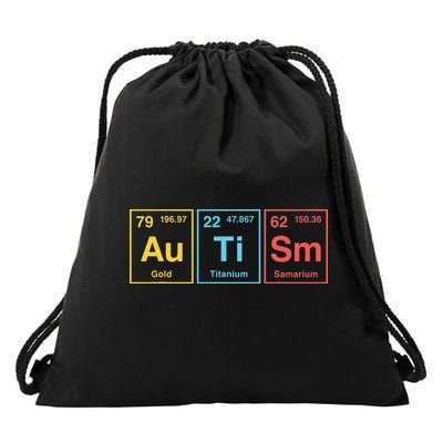 Autism Periodic Table Applied Behavior Analyst ABA Drawstring Bag