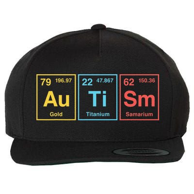Autism Periodic Table Applied Behavior Analyst ABA Wool Snapback Cap