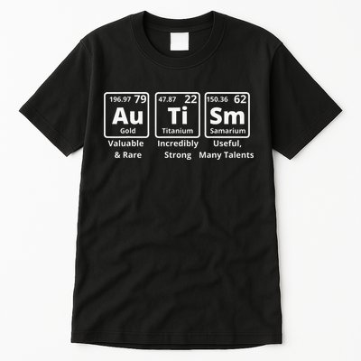 Autism Periodic Table Elements Spelling Tall T-Shirt