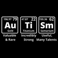 Autism Periodic Table Elements Spelling Baby Bodysuit