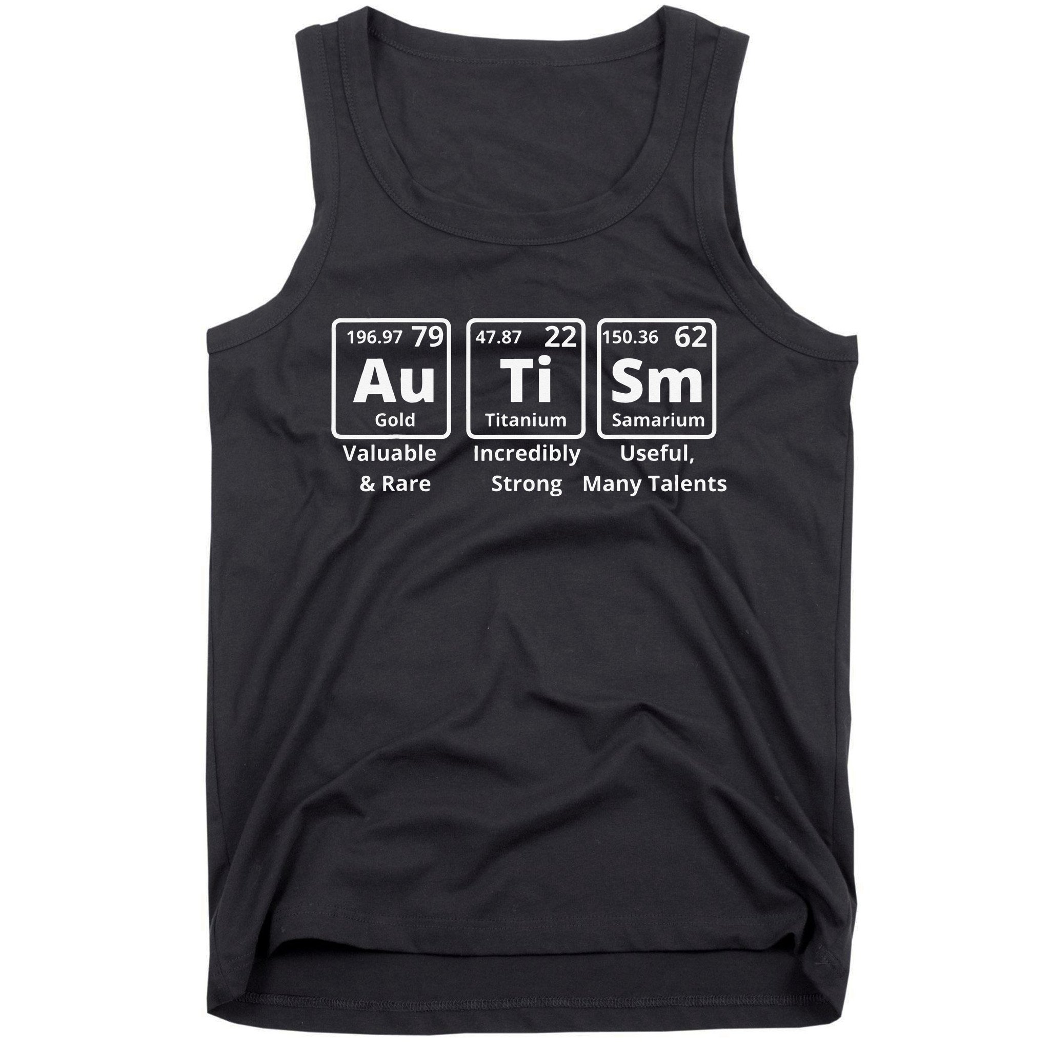 Autism Periodic Table Elements Spelling Tank Top