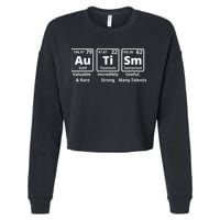 Autism Periodic Table Elements Spelling Cropped Pullover Crew