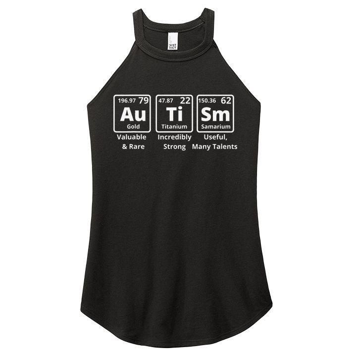 Autism Periodic Table Elements Spelling Women's Perfect Tri Rocker Tank